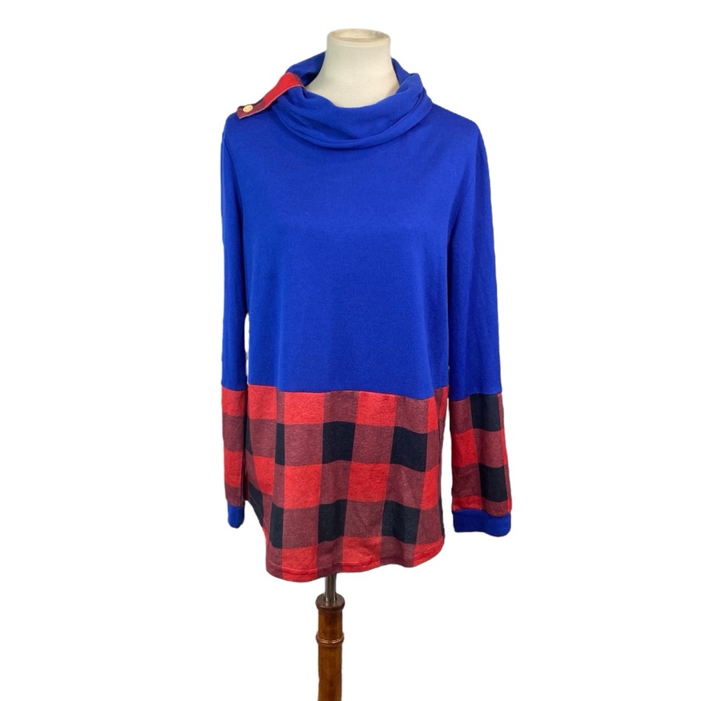 Woman’s AMCLOS lightweight cowl neck sweater size XL
